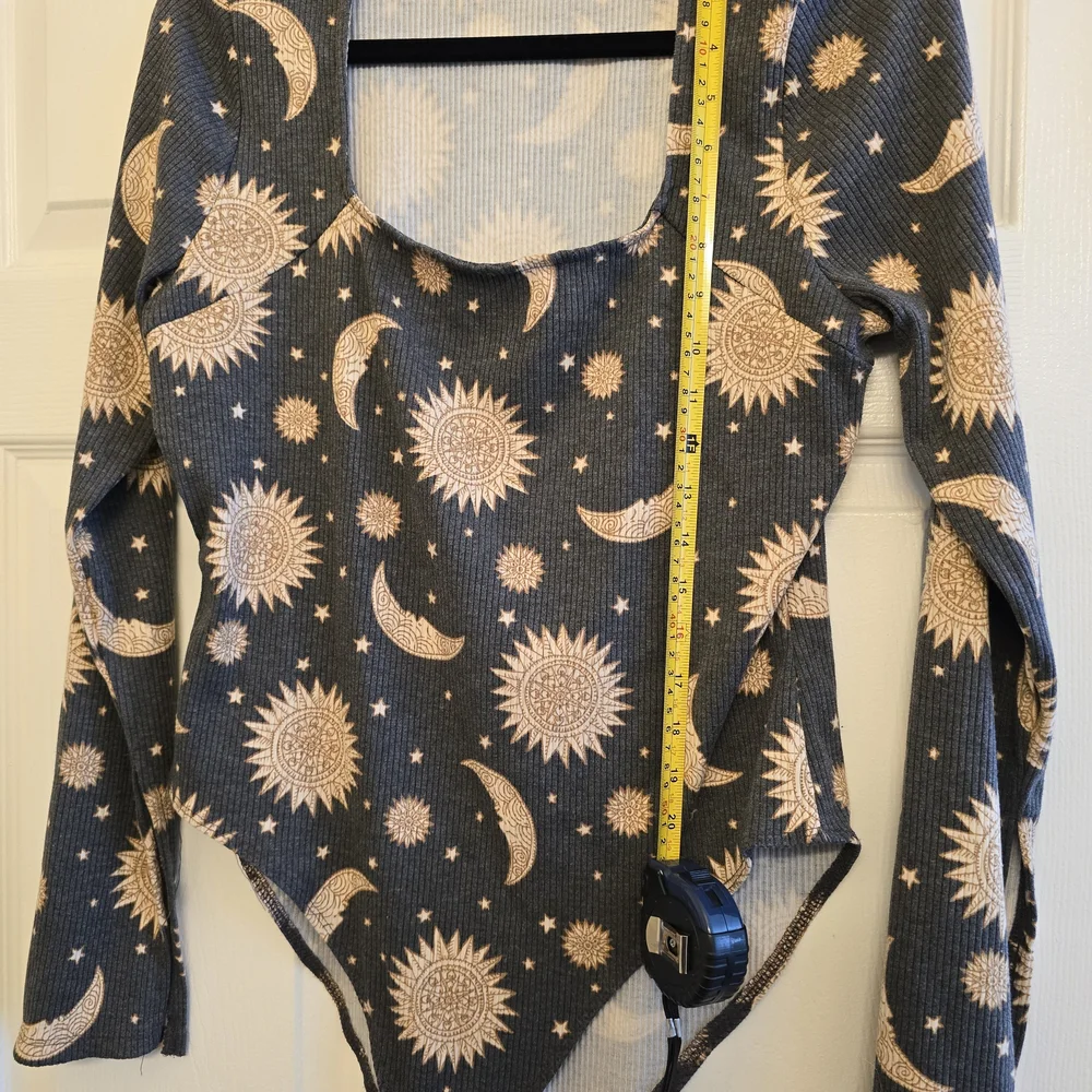 FOREVER 21 Celestial Witchy Whimsigoth Bodysuit - Size 1X - Picture 7 of 9